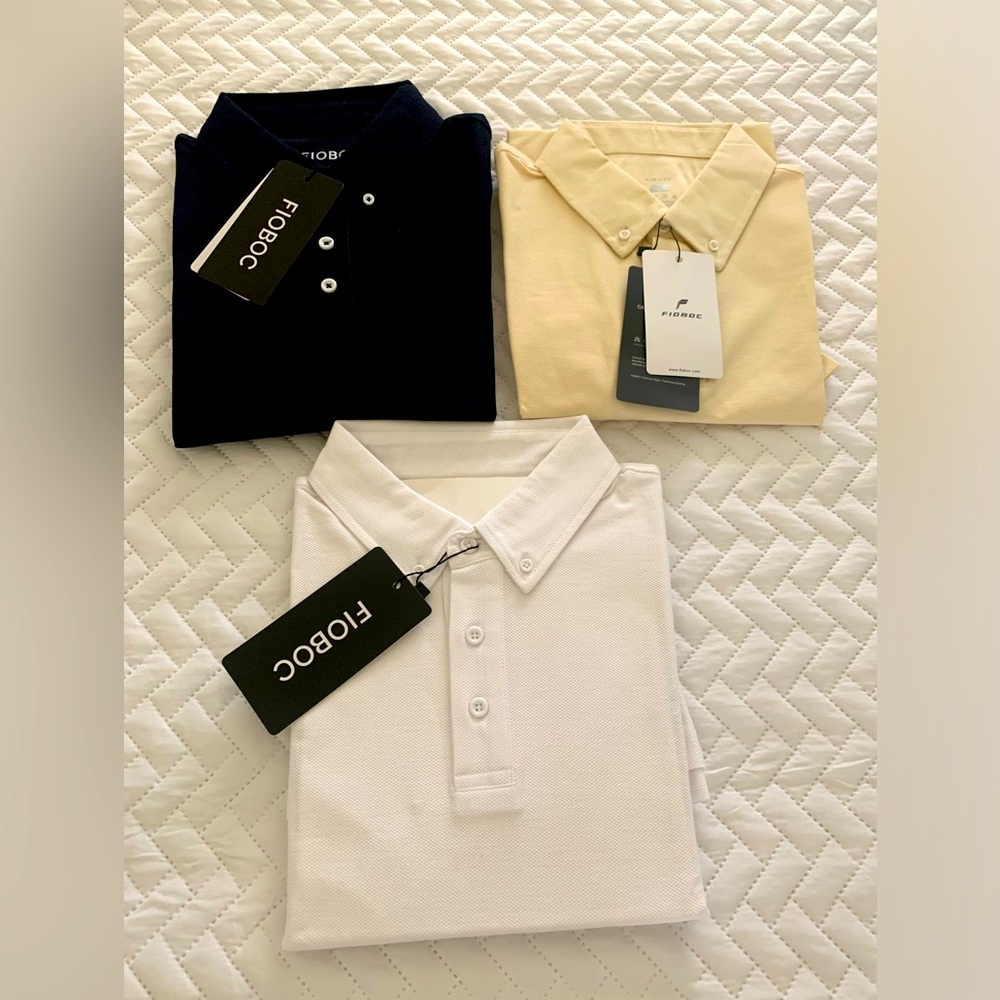 3 Brand new men’s polo short sleeve shirts